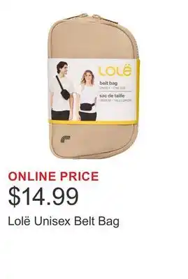 Costco Lolë Unisex Belt Bag offer