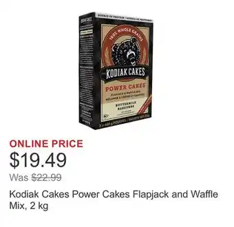 Costco Kodiak Cakes Power Cakes Flapjack and Waffle Mix, 2 kg offer