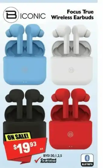 Factory Direct Focus True Wireless Earbuds offer