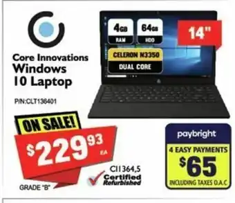 Factory Direct Windows 10 Laptop offer