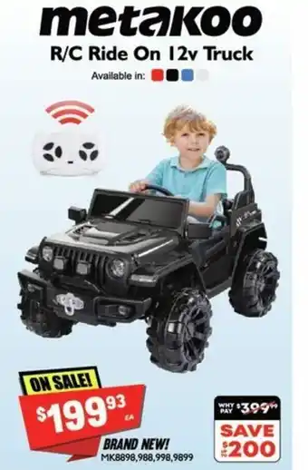 Factory Direct R/C Ride On 12v Truck offer