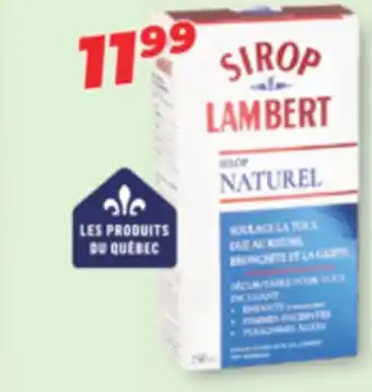 Familiprix LAMBERT, Natural syrup, 250 ml offer