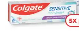 Familiprix Colgate Sensitive Pro-Relief complete protection anticavity toothpaste 75ml offer