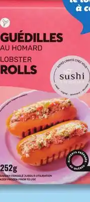 IGA SUSHI À LA MAISON FROZEN LOBSTER OR SHRIMP ROLLS offer