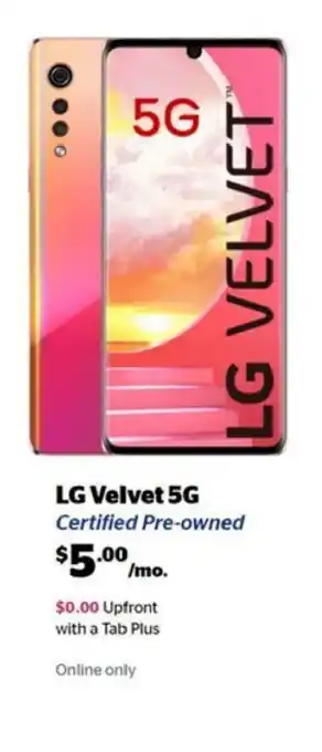 LG Velvet 5G