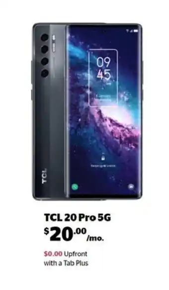 Koodo TCL 20 Pro 5G offer