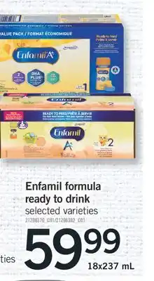 Fortinos Enfamil formula ready to drink offer