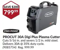Princess Auto PROCUT 30A Digi Plus Plasma Cutter Cuts offer