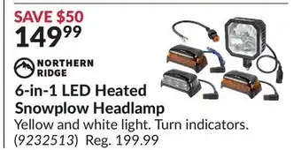 Princess Auto 6-in-1 LED Heated Snowplow offer