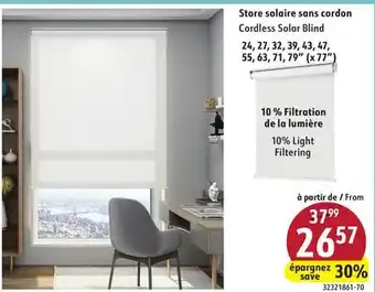 Sushi Shop Cordless Solar Blind offer