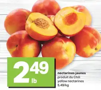 L'Intermarché nectarines jaunes offer