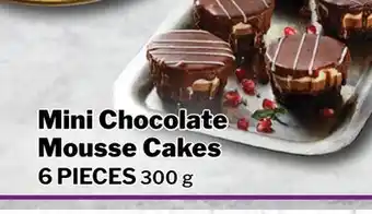 M & M Food Market Mini Chocolate Mousse Cakes offer