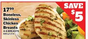 M & M Food Market Boneless, Skinless Chicken Breasts offer