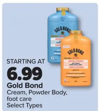 PharmaChoice Gold Bond Cream, Powder Body, foot care offer