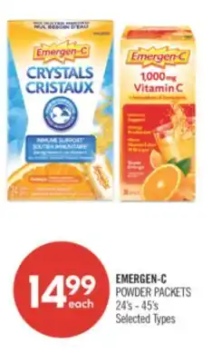 Shoppers Drug Mart EMERGEN-C POWDER PACKETS offer