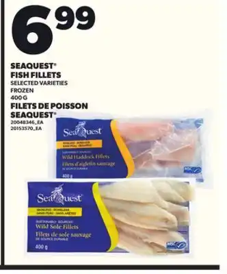 Independent City Market SEAQUEST FISH FILLETS, 400 G offer