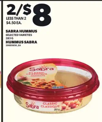 Independent City Market SABRA HUMMUS, 283 G offer