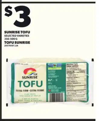 Independent City Market SUNRISE TOFU, 350-500 G offer