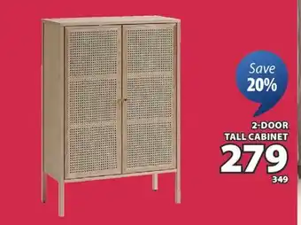 JYSK SALTVIG 2-DOOR TALL CABINET offer