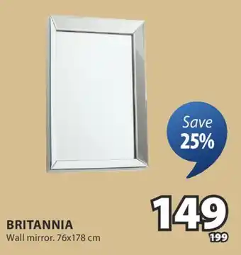 JYSK BRITANNIA Wall mirror offer