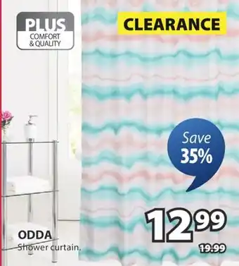 JYSK ODDA Shower curtain offer