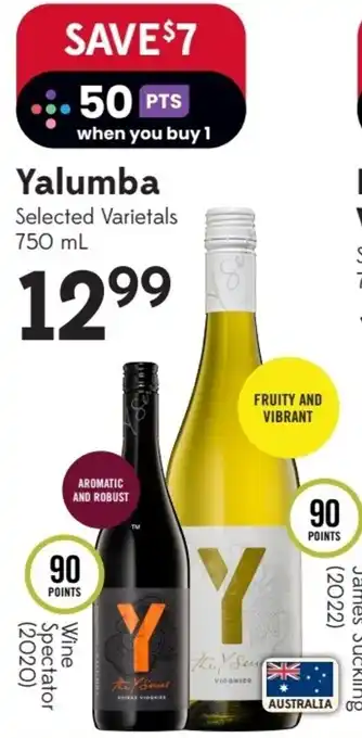 Sobeys Liquor Yalumba offer