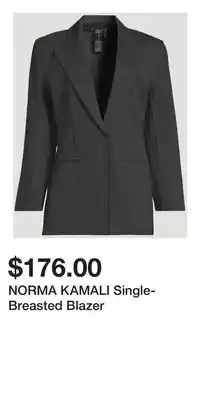 Holt Renfrew NORMA KAMALI Single-Breasted Blazer offer