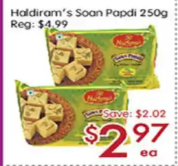 Sunny Food Mart Haldiram's Soan Papdi offer