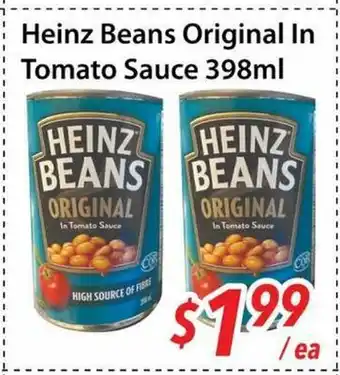 Bestco Food Mart Heinz Beans Original In Tomato Sauce offer