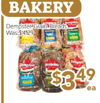 Ample Food Market Dempster Grain Breads offer