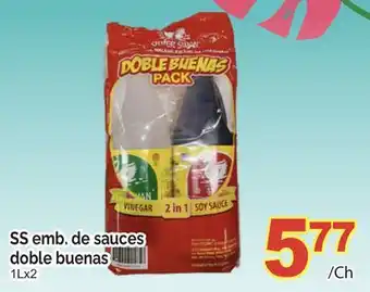 T&T Supermarket SS EMB. DE SAUCES DOBLE BUENAS, 1LX2 offer