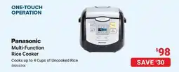 Visions Electronics Panasonic Multi-Function Rice Cooker offer