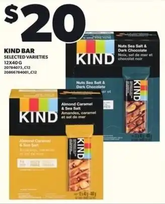 Loblaws Kind bar selected varieties offer