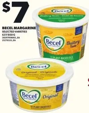 Loblaws Becel margarine offer