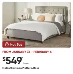 Sleep Country Malouf Eastman Platform Base offer