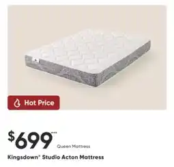 Sleep Country Kingsdown Studio Acton Mattress offer