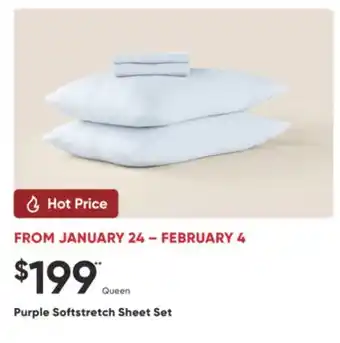 Dormez Vous Purple Softstretch Sheet Set offer