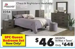 Surplus Furniture Alabaster Oak 3-Piece Bedroom Set offer