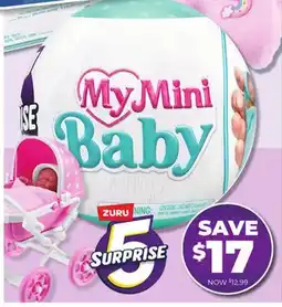 Showcase ZURU 5 Surprise My Mini Baby offer