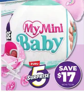 Showcase ZURU 5 Surprise My Mini Baby offer