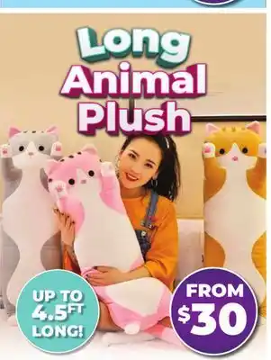 Showcase Long Animal Plush offer