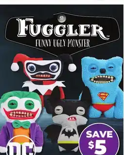 Showcase Fugglers x DC Comics 9 Plush Toys offer