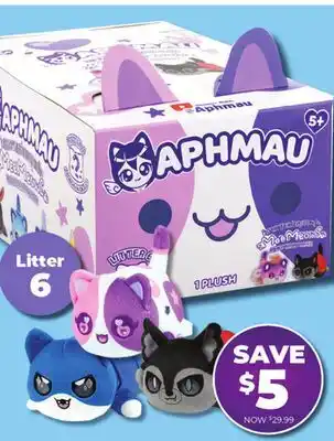 Showcase Aphmau MeeMeows: Litter 6 Mystery Mini Plush Collection offer