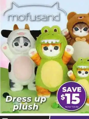 Showcase Mofusand 12 Cat Dress-Up Plush Doll offer