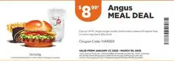 Harvey’s Angus MEAL DEAL offer