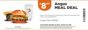 Harvey’s Angus MEAL DEAL offer