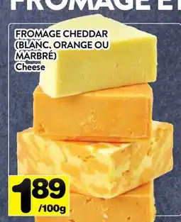 Supermarché PA FROMAGE CHEDDAR (BLANC, ORANGE OU MARBRÉ) | CHEESE offer