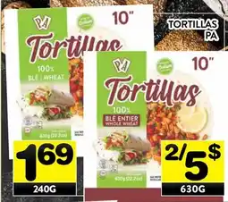 Supermarché PA TORTILLAS PA offer