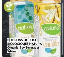 Supermarché PA BOISSONS DE SOYA BIOLOGIQUES NATURA | Organic Soy Beverages offer