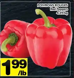 Supermarché PA POIVRONS ROUGES | Red Peppers offer